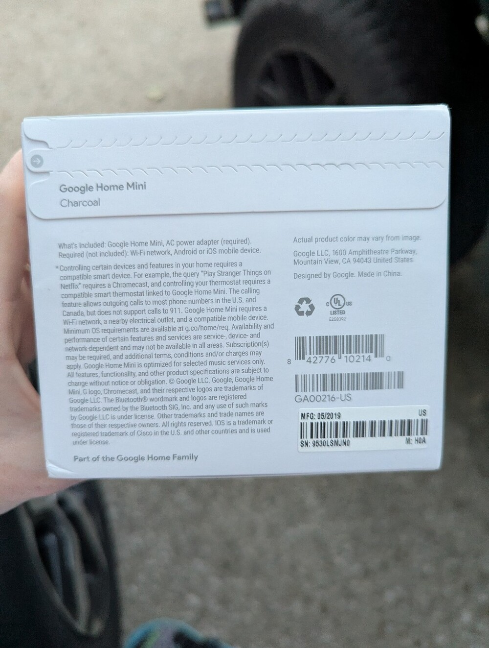 NIB - Google Home Mini - Picture 3 of 3